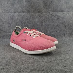 Crocs Shoes Womens 8 Sneakers Lopro Long Vamp Casual Comfort Pink Lace Up Active